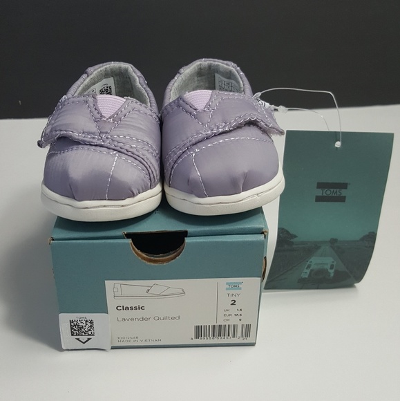 Toms Other - CLOSET SALE!Toms Girls Lavender Quilted Alpargata
